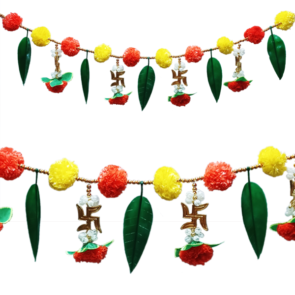 Leaf & Flower Door Garland 92cm Bhika Imports